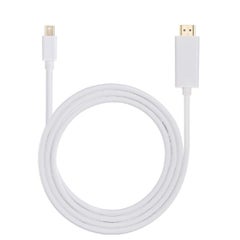 Buy Mini Display Port Male To HD Adapter Cable White in Egypt