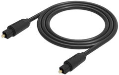Buy Digital Optical Fiber HiFi DTS Stereo Audio Extension Cable For DVD And Home Theatre Black in Saudi Arabia