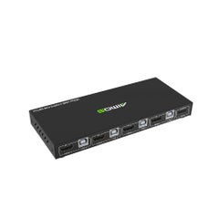 Buy 4 Ports HDMI 2.0 4-in-1 KVM Switcher 4K HD Image Quality Keyboard Mouse USB Synchronization Controller Black in Saudi Arabia