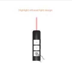 Buy PP932 Wireless Presenter PPT Flip Pen Present Remote Controller Rechargeable 50m Slide Advancer Laser Pointer For School Business Meeting Presentation Multicolour in Saudi Arabia