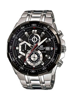 Buy Men's Edifice Water Resistant Chronograph Watch EFR-539D-1A - 50 mm - Silver in Saudi Arabia