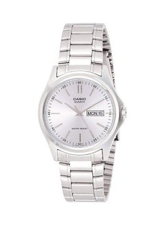 Buy Men's Enticer Water Resistant Analog Watch MTP-1239D-2ADF - 36 mm - Silver in UAE