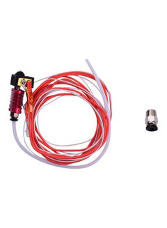 Buy Assembled Extruder Kit For 3D Printer Red/Black/White in Saudi Arabia