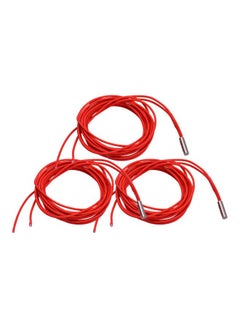 Buy 3-Piece Heating Tube For 3D Printer Red in Saudi Arabia