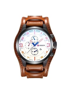 Buy men Water Resistant Chronograph Watch 8225 - 48 mm - Brown in Saudi Arabia