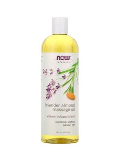 اشتري زيت تدليك باللوز واللافندر Lavender Almond Body Massage Oil 473مل في السعودية