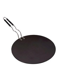 Concave Iron Chapati Tawa Roti Crepe Tava wooden handle 12inch