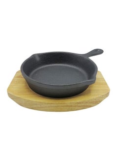 Buy Round Sizzler Tray Black 10centimeter in UAE