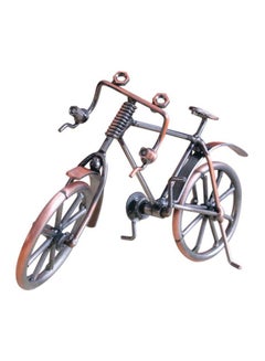 Buy Metal Antique Bike Model Figurine Bronze/Black 170x110x60mm in UAE