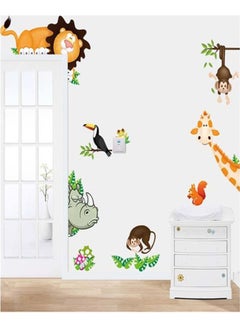 Shop Qiaokai Animal Pattern Wall Sticker Orange Black Brown 90x30cm Online In Dubai Abu Dhabi And All Uae