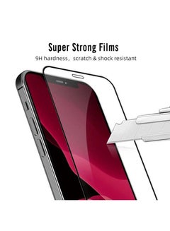 Buy 3 Piece Silk Film Double Strength HD Screen Protector For iPhone 12/12 PRO 6.1inch Clear in Saudi Arabia