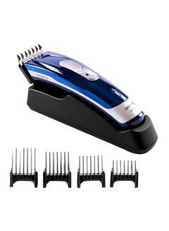 Buy Rechargeable Hair Trimmer Blue/Silver 20cm in UAE