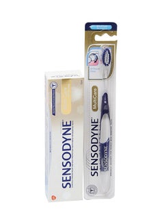 Buy Multi Care Whitening Toothpaste With Toothbrush White 75ml in Saudi Arabia