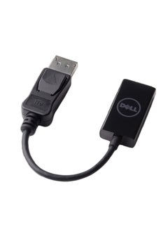 Buy DisplayPort Male To HDMI Female Adapter Cable Black in UAE