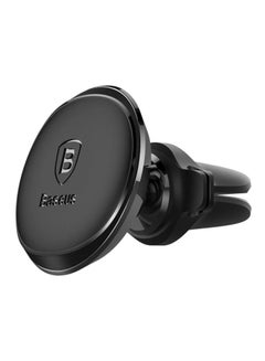 Buy 360 Degree Rotation Magnetic Air Vent Car Mobile Mount With Cable Clip Holder Black in Saudi Arabia