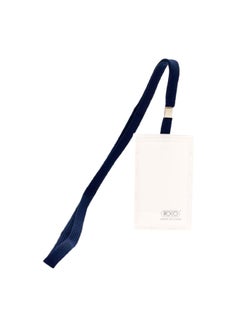 Buy ID Card Holder Clear/Blue in Saudi Arabia