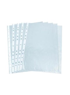 Buy 100-Piece A4 Sheet Protector Set Blue in UAE