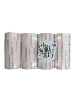 Buy 20-Piece Price Label Roll Set White/Red in Saudi Arabia