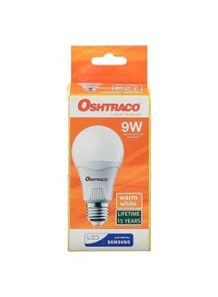 اشتري Oshtraco E27 9W LED Bulb أبيض 10ملليمتر في الامارات