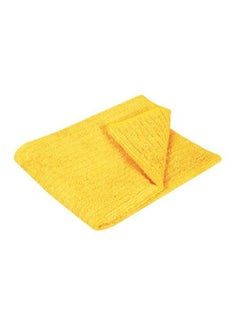 Buy Anti Bacterial Microfiber Cleaning Cloth Yellow 35x30cm in Saudi Arabia