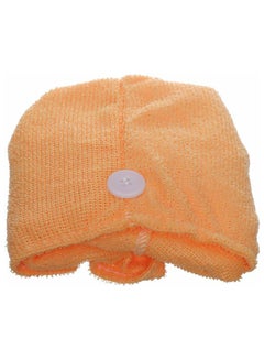 Buy Quick Drying Hair Towel Wrap Orange in Egypt