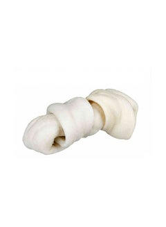 اشتري Denta Fun Knotted Chewing Bone أبيض/وردي 110غم في السعودية