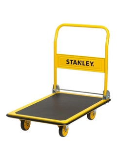 Buy Steel Platform Trolley Yellow/Black 91x61x87cm in UAE