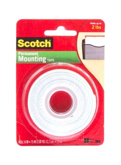 Buy Scotch Permanent Mounting Tape White in Saudi Arabia