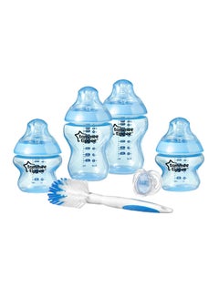 Buy Closer To Nature Exclusive Starter Kit for Newborn Baby, Pack Of 6 - Blue/White/Clear in Saudi Arabia