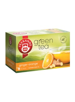 Buy Ginger & Orange Flavored Green Tea 20 Bags 35grams in UAE
