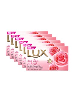 Buy Soft rose Bar Soap 170g Pack of 6 170grams in UAE