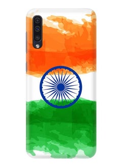 Buy Blue Chakra Printed Protective Case Cover For Samsung Galaxy A50 Orange/Green/White in UAE