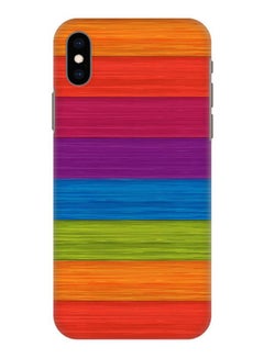 Buy Colorwood Printed Protective Case Cover For Apple iPhone XS Max Multicolour in UAE