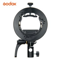 Buy Godox S2 Portable Flash S-Type Holder Speedlite Bracket Black in UAE