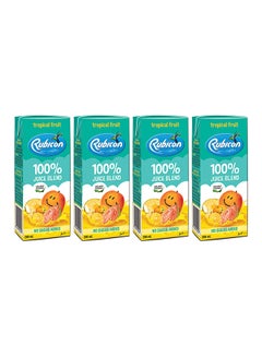 اشتري Tropical Fruit Juice Blend No Added Sugar 200ml Pack of 4 في الامارات