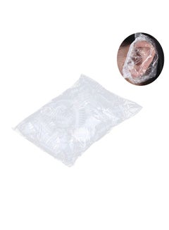 Buy 100-Piece Hair Dye Shield Ear Cover Clear 6cm in UAE