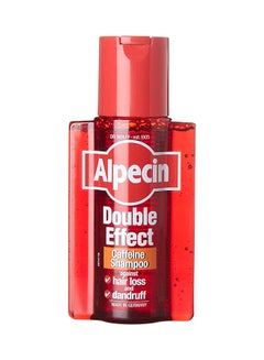 Buy Double Effect Dandruff And Hair Loss Caffeine Shampoo Clear 200ml in UAE