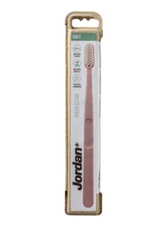 Buy Toothbrush Green Clean Soft Pink in UAE