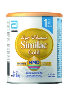 Buy Similac Gold 1 HMO Infant Formula Milk Powder 400grams in UAE