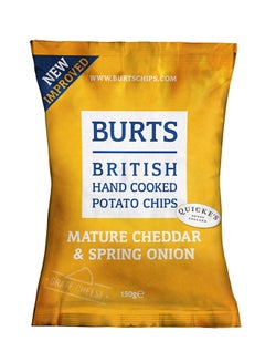 اشتري British Hand Cooked Potato Chips Vintage Cheddar And Spring Onion 150g في الامارات