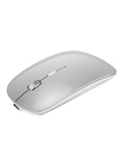 Buy Wireless Dual Mode Mouse Silver in Saudi Arabia