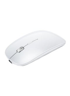 Buy Dual-Mode Wireless Mouse White in Saudi Arabia