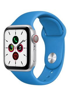Buy Replacement Band For Apple Watch Series 5/4/3/2/1 44/42mm Surf Blue in UAE