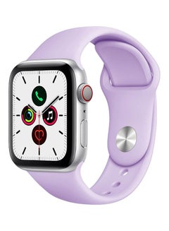 Buy Replacement Band For Apple Watch Series 5/4/3/2/1 44/42mm Light Purple in UAE