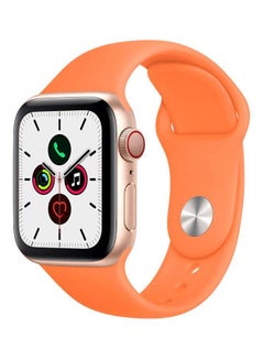 Buy Replacement Band For Apple Watch Series 5/4/3/2/1 44/42mm Vitamin Orange in UAE