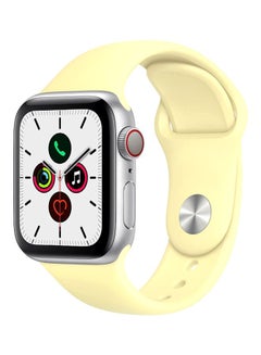 Buy Replacement Band For Apple Watch Series 5/4/3/2/1 40/38mm Mellow Yellow in UAE