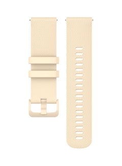 Buy Replacement Band For Samsung Galaxy Watch 3 41mm Cream in UAE