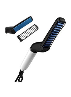 Buy Electric Beard Straightener Hair Comb Multicolour in Saudi Arabia