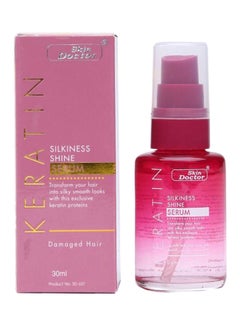 Buy Keratin Silkiness Shine Hair Serum Clear 30ml in UAE