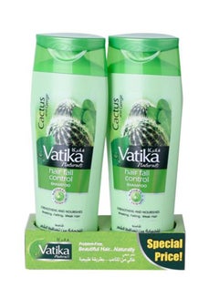 Buy Pack Of 2 Hair Fall Control Shampoo - Cactus And Gergir 400ml in UAE